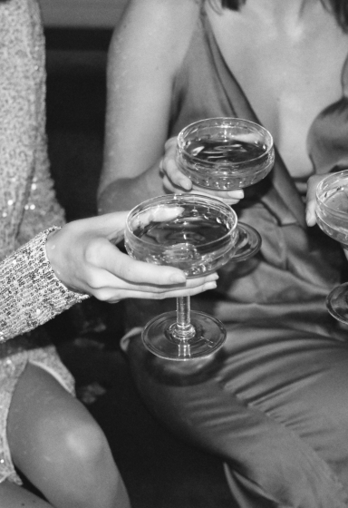 A group of women sharing a drink in Savanah