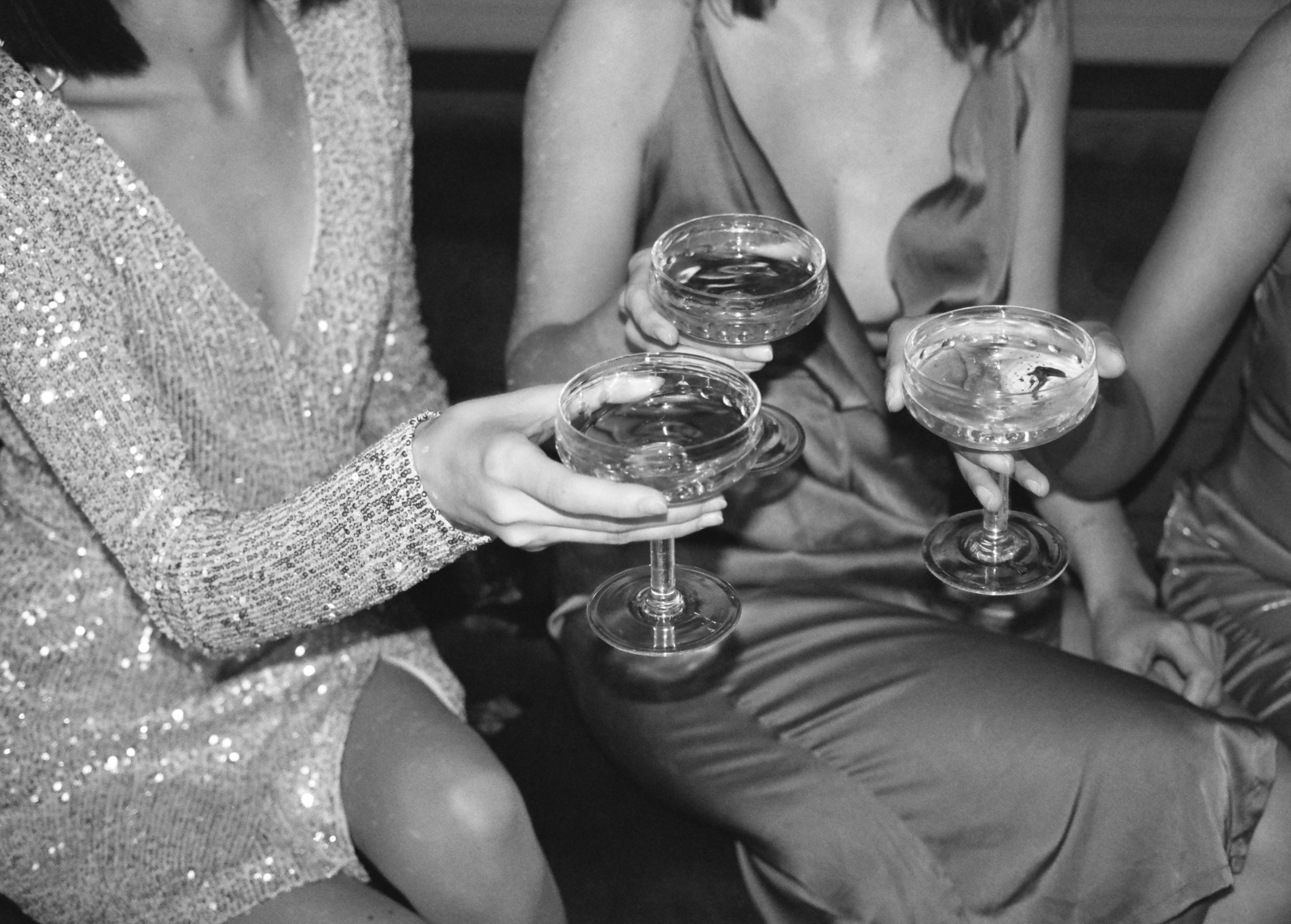 A group of women sharing a drink in Savanah