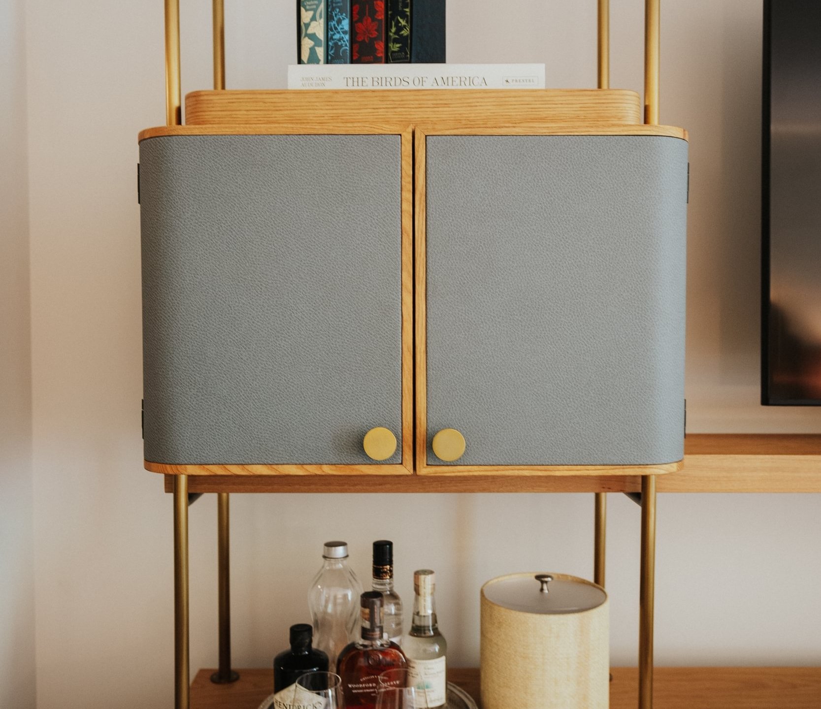 mini bar in room in savannah